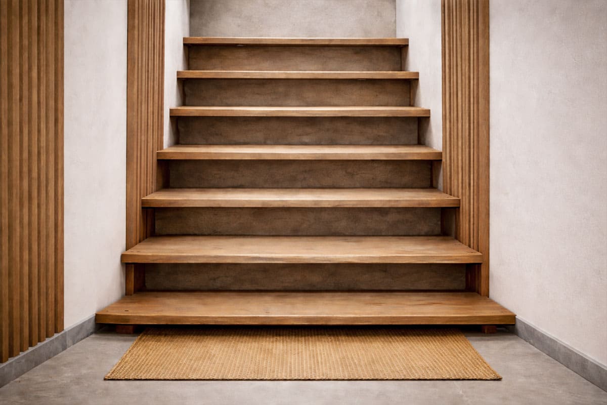 Pose-et-fabrication-escalier-bois-droit-à-Fréjus